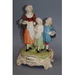 A Yardley's Lavender Soap figural advertising group (a.f.) height 28cm