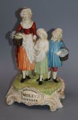 A Yardley's Lavender Soap figural advertising group (a.f.) height 28cm