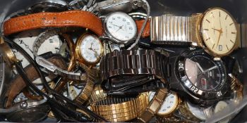 A ladies steel Tudor wristwatch and a sundry wristwatches