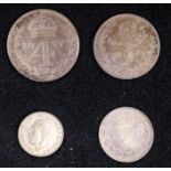 A 1927 Maundy set (four coins, cased)