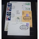 An album of First Day Covers and a collection of Medallic First Day Covers including sterling silver