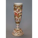 A 19th century Naples Renaissance style stemmed vase height 24cm