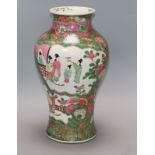 A Japanese famille rose vase height 39cm