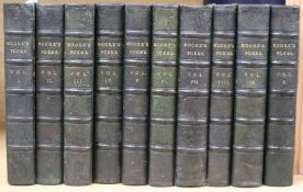 The Poetical Works of Thomas Moore, published by Longman, Green 1860, 10 vols