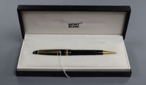 A Montblanc Meisterstuck propelling pencil; boxed.