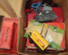 A collection of early Hornby railway, some boxed