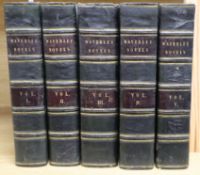 The Novels of Sir Walter Scott, published by Robert Cadell, 1843, Vols 1-5