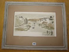 Pierre-Eugène Clairin (1897-1980) lithograph, Donelan, signed in pencil, Redfern Gallery label