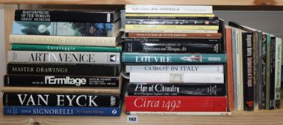 A quantity of reference books relating to World Art including Art in Venice, Hans Holbein
