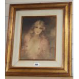 Professor Gigi Rocca, oil on canvas, Nude, signed, 29 x 23cm