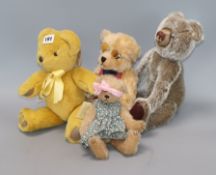 Four modern bears including Thread bear, Merrythought and two others