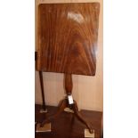 A Victorian mahogany tilt top wine table W.47cm