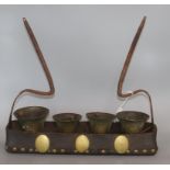 A set of heavy horse bells