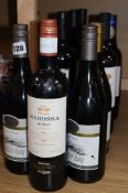 Eleven bottles of World red wines