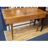 A Robert Heritage teak console table W.122cm