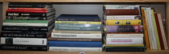 A quantity of reference books including Impressionism, Sketch Books of Picasso, Cezanne etc.