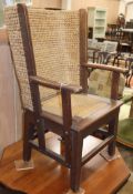 A child's oak Orkney chair