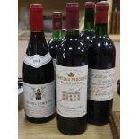 A bottle of Aloxe-Corton 'Le Morais' 1991, two bottles of Chateau Cissac Cru Bourgeois 1970 and