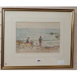 Robert Eadie (1877-1954), watercolour, 'The Young Mariners', signed, 23 x 34cm