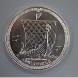 An Isle of Man 1984 1oz Platinum Noble