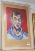 Oil on card, portrait of a gentleman, initialled G.S.D. and dated '99, 52 x 39cm