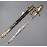 A Replica naval officer's sword