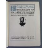 Vasari, Giorgio - Lives of the most Eminent Painters and Sculptors, 10 vols, qto, original cloth,