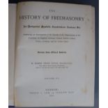 Gould, Robert Freke - The History of Freemasonry, 6 vols, quarto, original blue cloth gilt, London