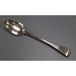 A George IV Old English pattern silver basting spoon, Jonathan Hayne, London, 1828, 30.3cm.