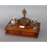 A trench art inkstand