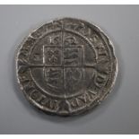 An Elizabeth I 1562 silver half groat