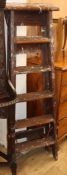 A vintage pine step ladder