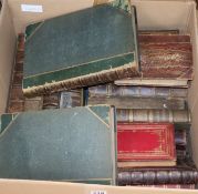 A quantity of 19th century bindings
