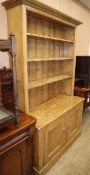 A Victorian pine dresser