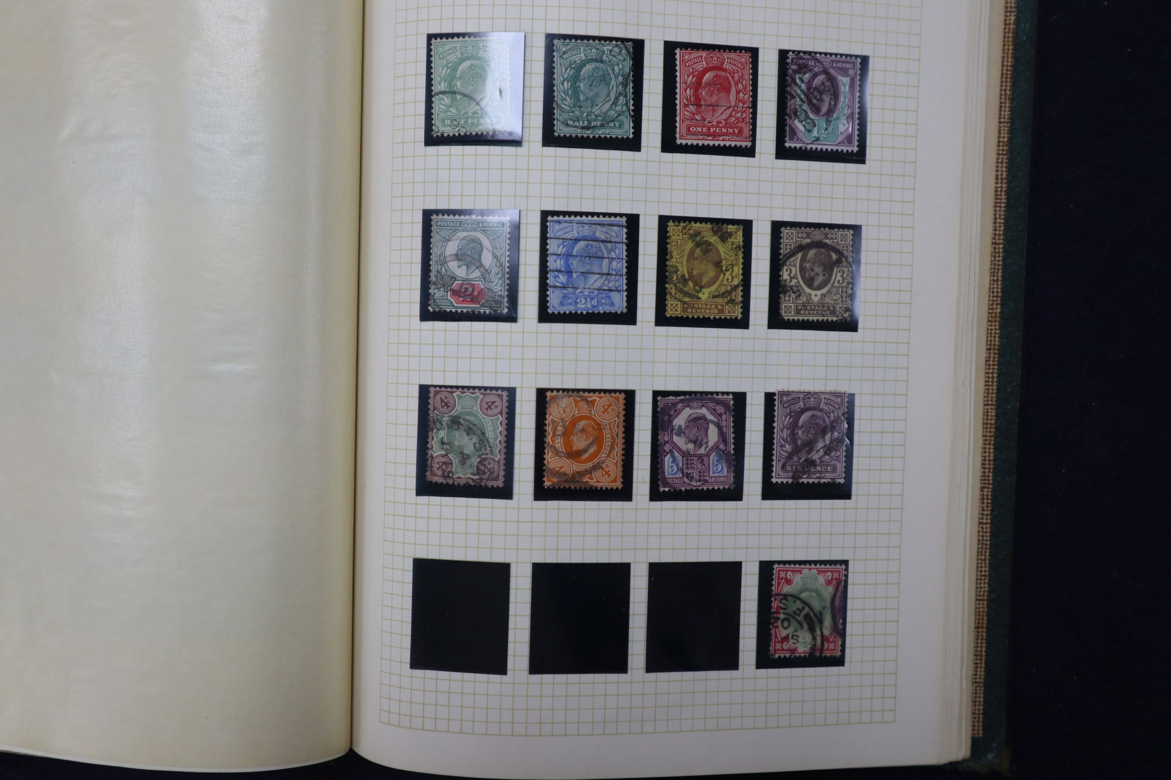 A collection of stamp albums containing Victorian British and Inland Revenue stamps - Image 3 of 4