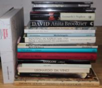 A quantity of reference books including Classical Italian Artists