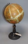 An early 20th century Waverley "Book of Knowledge" desk globe diameter approx. 17cm