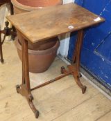 A Regency mahogany side table W.55cm