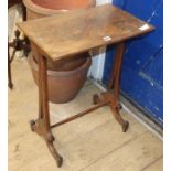 A Regency mahogany side table W.55cm