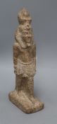 An Egyptian style composition model of a Pharaoh height 32cm