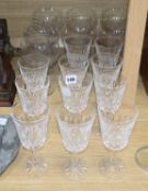 A quantity of Waterford glassware and six brandy glasses