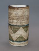 A Troika cylindrical vase height 19cm