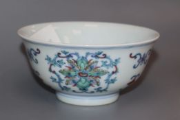 A small 17th / 18th century Doucai bowl