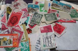 A quantity of loose stamps