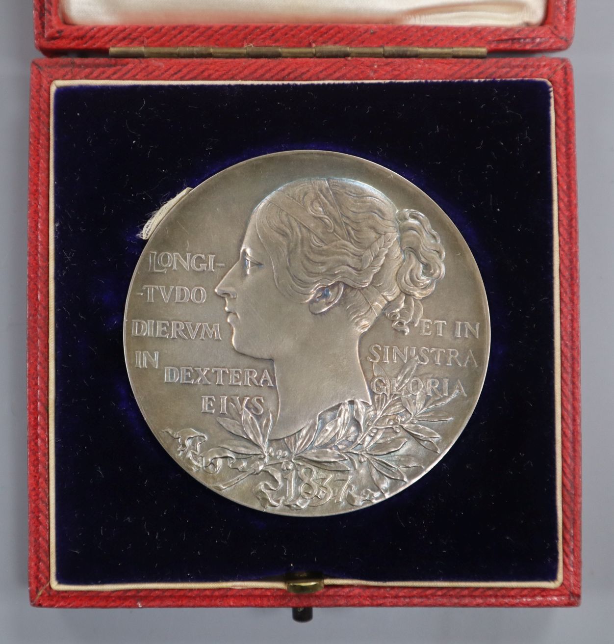 A Victorian Silver Jubilee medallion