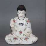 A Herend porcelain Buddha height 16.5cm