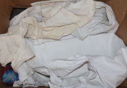 Three 19th century camisoles together with nighties etc