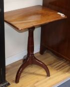A 19th century mahogany tripod table W.58cm