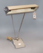 An Eileen Gray 1950's desk lamp made for Jumo height 47.5cm
