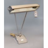 An Eileen Gray 1950's desk lamp made for Jumo height 47.5cm